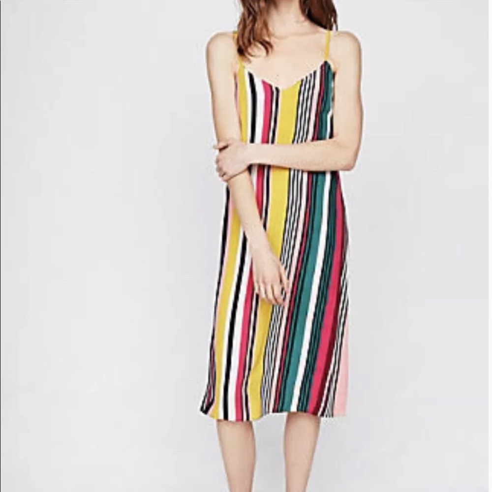 Express multi color dress
